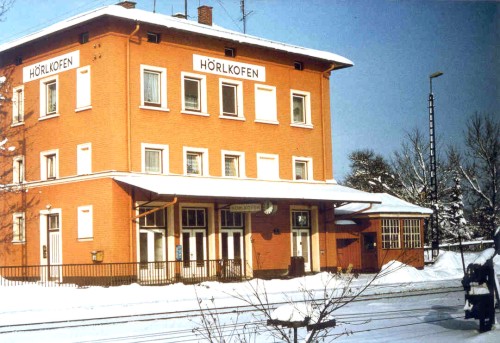 Bahnhofsgebäude Hörlkofen 1981